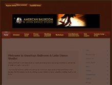 Tablet Screenshot of americanballroomlatin.com